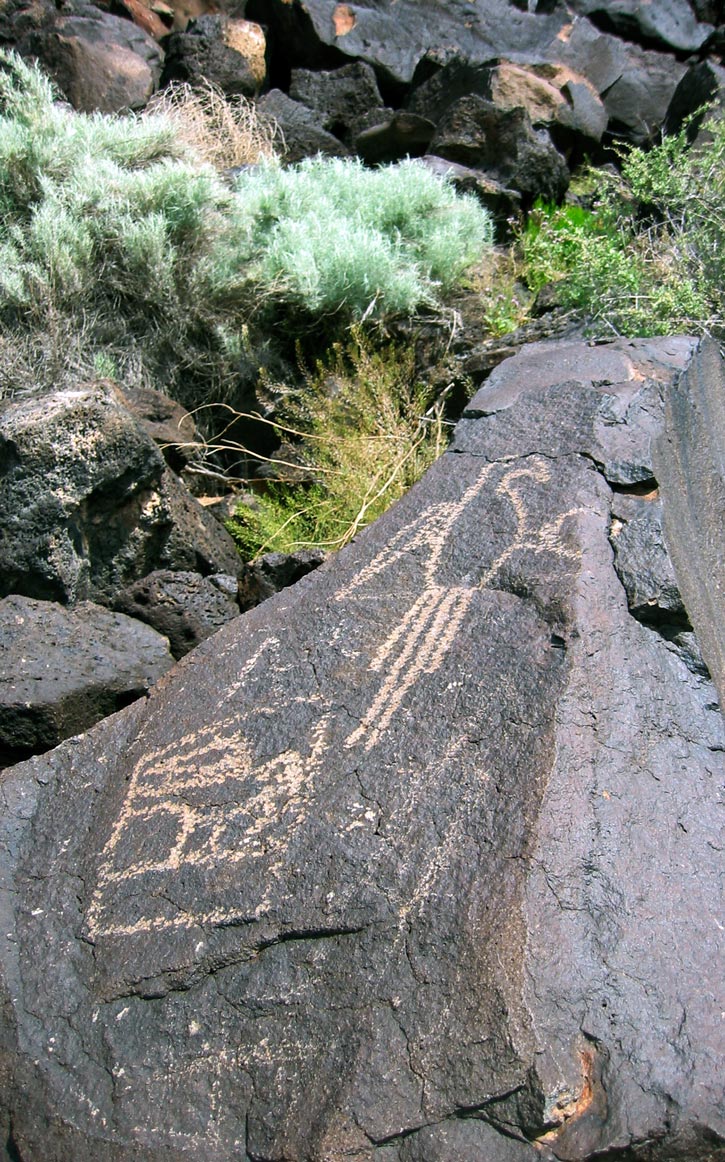 Petroglyph National Monument in New Mexico.