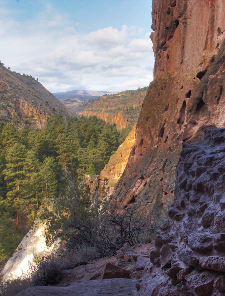 New Mexico's beautiful Bandelier National Monument. 