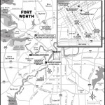 Map of Fort Worth, Texas