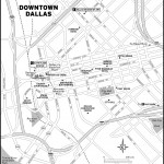 Map of Downtown Dallas, Texas