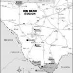 Map of Texas's Big Bend Region