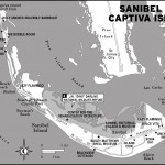 Map of Sanibel and Captiva Islands, Florida