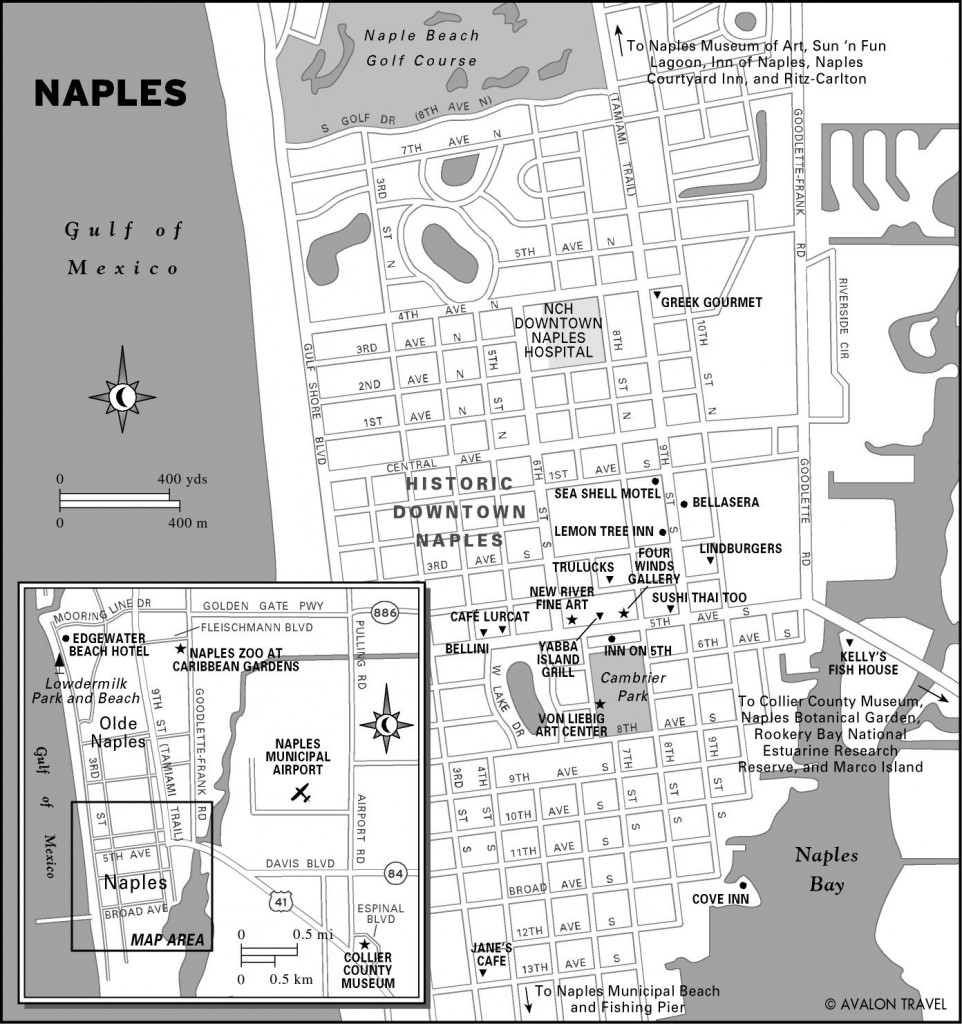 Map of Naples, Florida