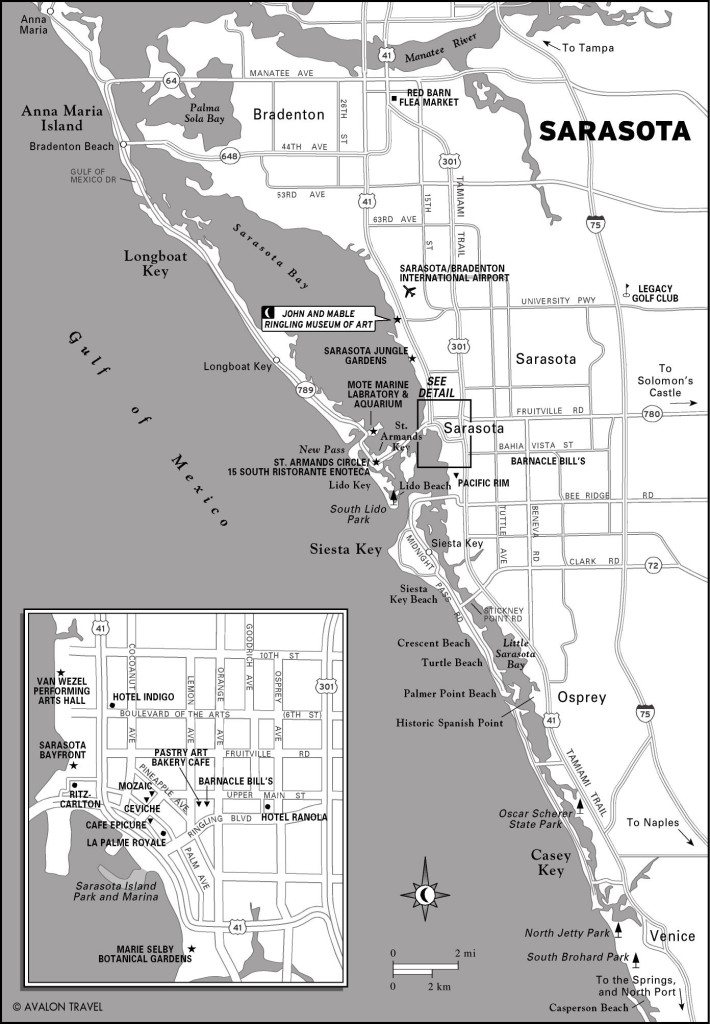 Map of Sarasota, Florida