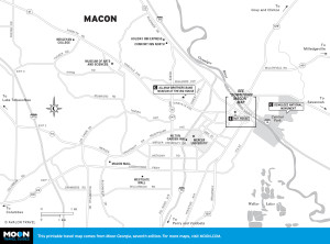 Map of Macon