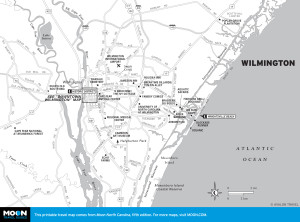 Map of Wilmington, North Carolina