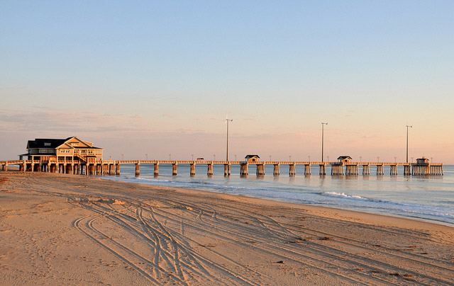A picturesque pier in North Carolina's Outer Banks.