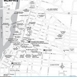 Map of Downtown Memphis, TN