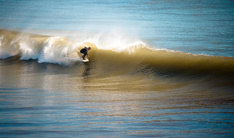 Barrel riding off the Cape Cod National Seashore. Image by Meg Haywood-Sullivan / Getty Images