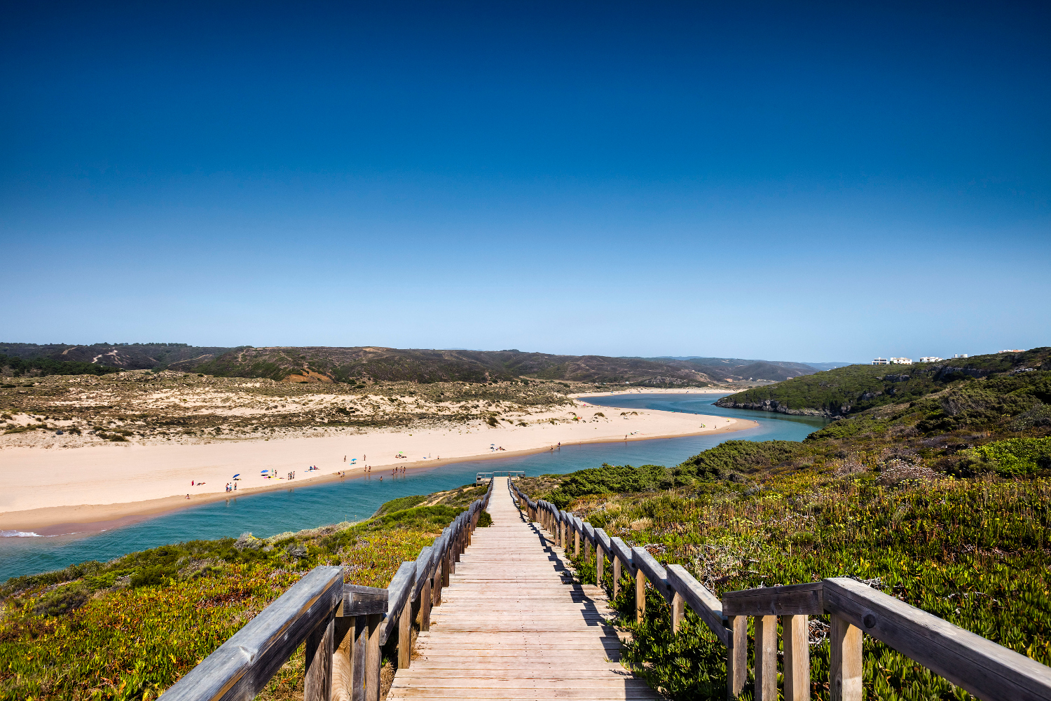 Praia da Amoreira, backed by wild dunes that hide local wildlife. Image by Sabine Lubenow / AWL Images / Getty