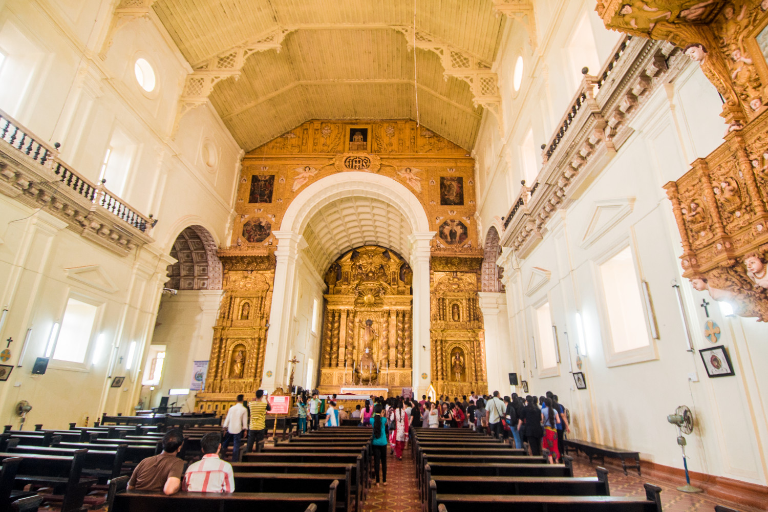 Inside the Basilica of Bom Jesus, Old Goa. Image by Paul Harding / Lonely Planet
