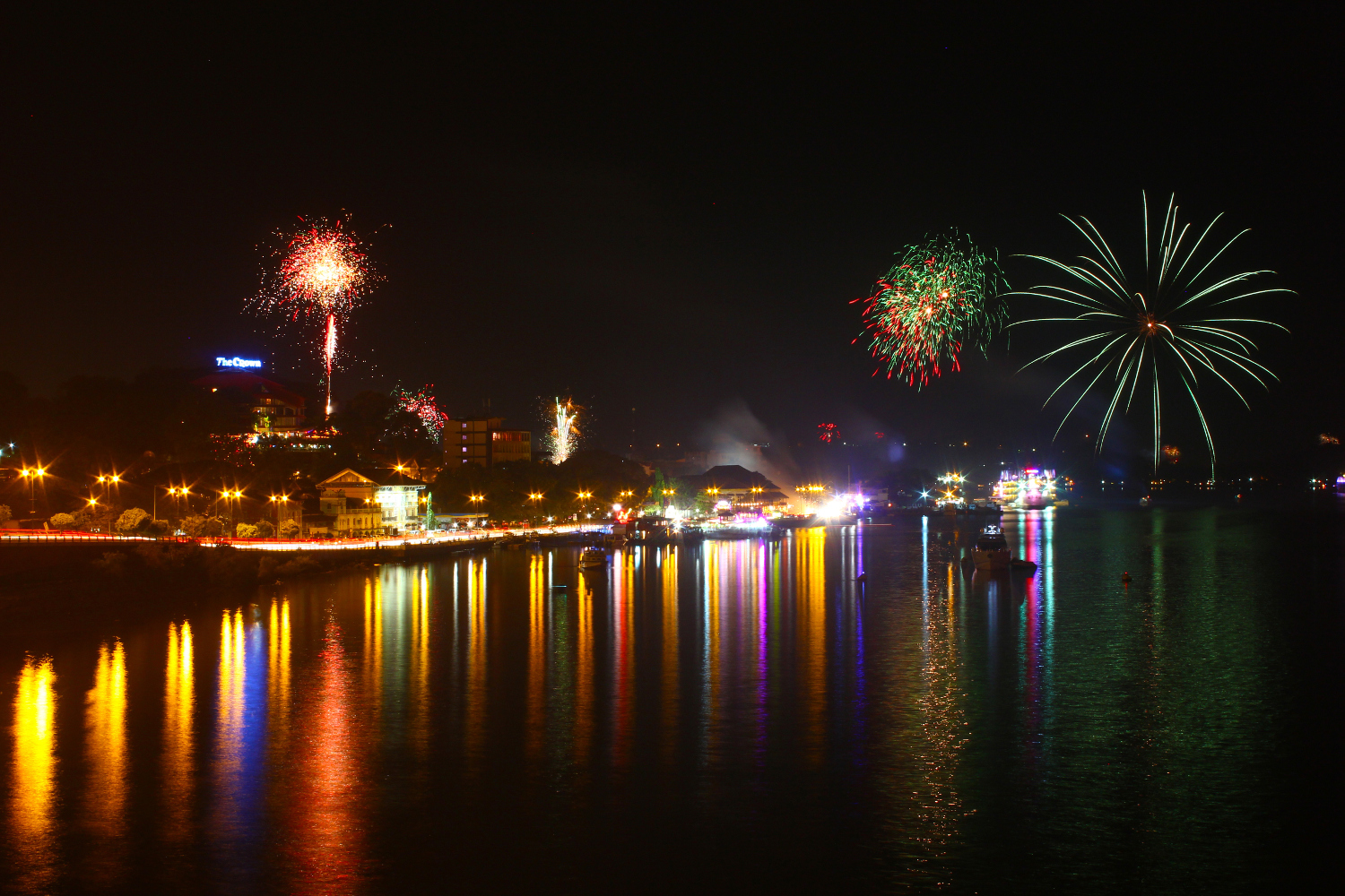 New Year's Eve fireworks in Panaji, Goa. Image by riteshsaini / Getty