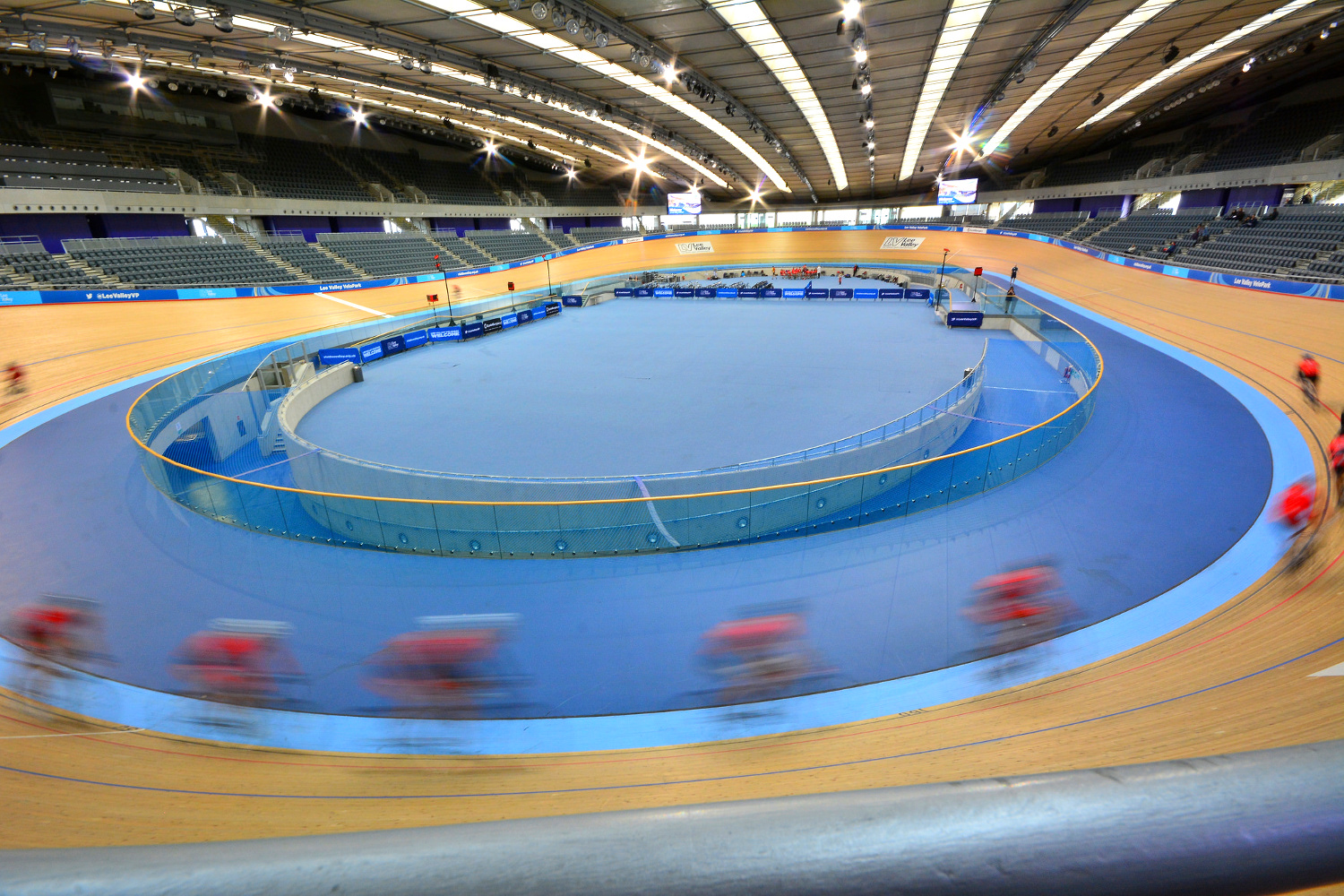 The velodrome at Lee Valley Velopark. Image by Martin Pettitt / CC BY 2.0