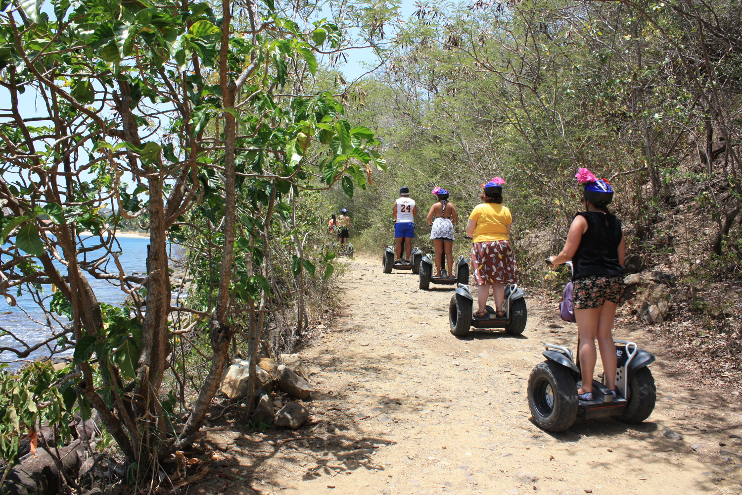 If you can make the segway do what you want, it's the perfect way to whizz around St Lucia. Image by Lorna Parkes / Lonely Planet