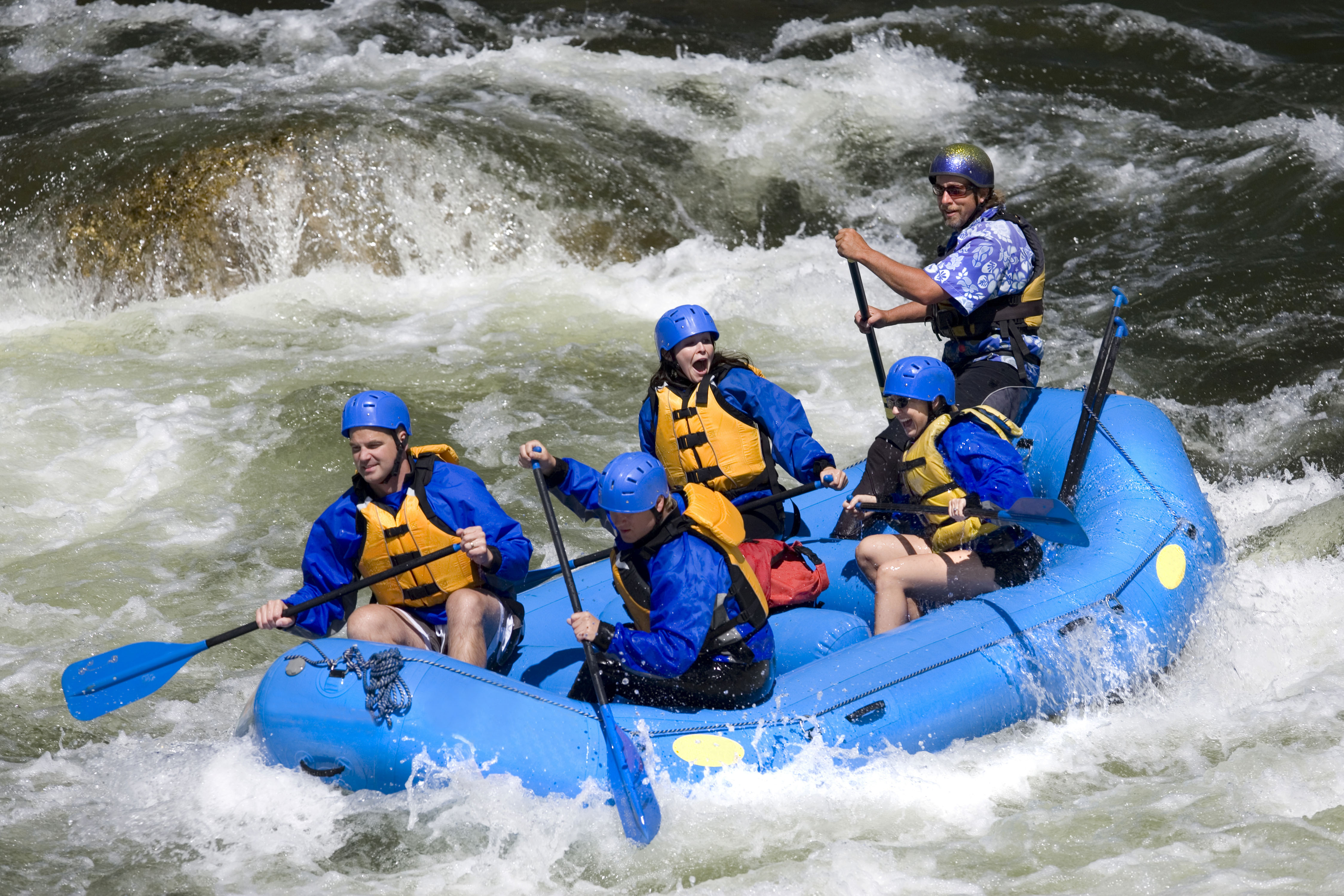 Heading down the Arkansas River in Colorado. Image by Ben Blankenburg / Getty