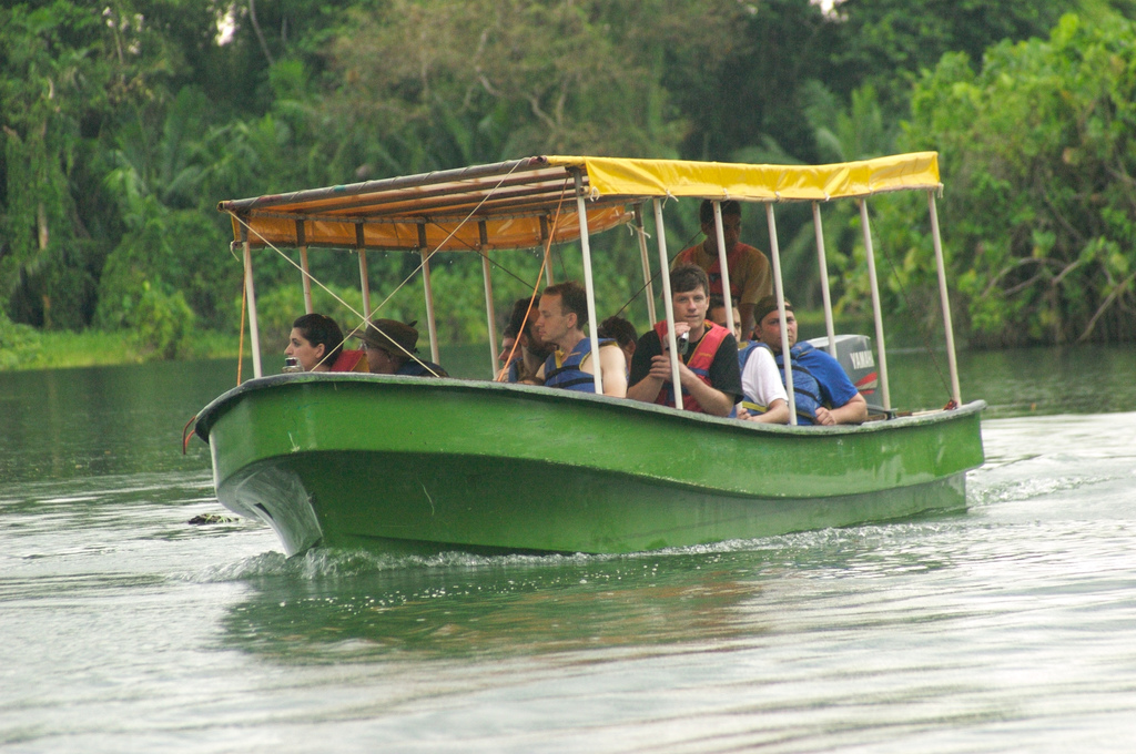 Boat trips ply the waterways of the Panama Canal. Image by Garrison Gunter / CC BY-SA 2.0