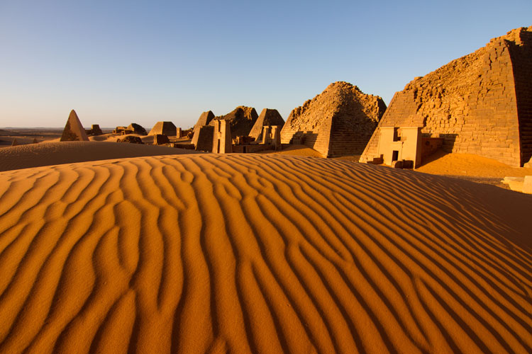 Begrawiya Pyramids (Meroe). Image by Stuart Butler / Lonely Planet.