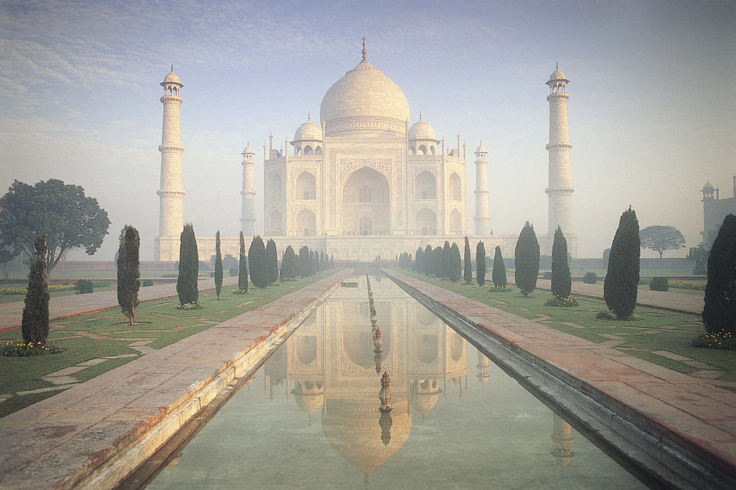 Early morning at the Taj Mahal, Agra. © Peter Adams / Getty Images