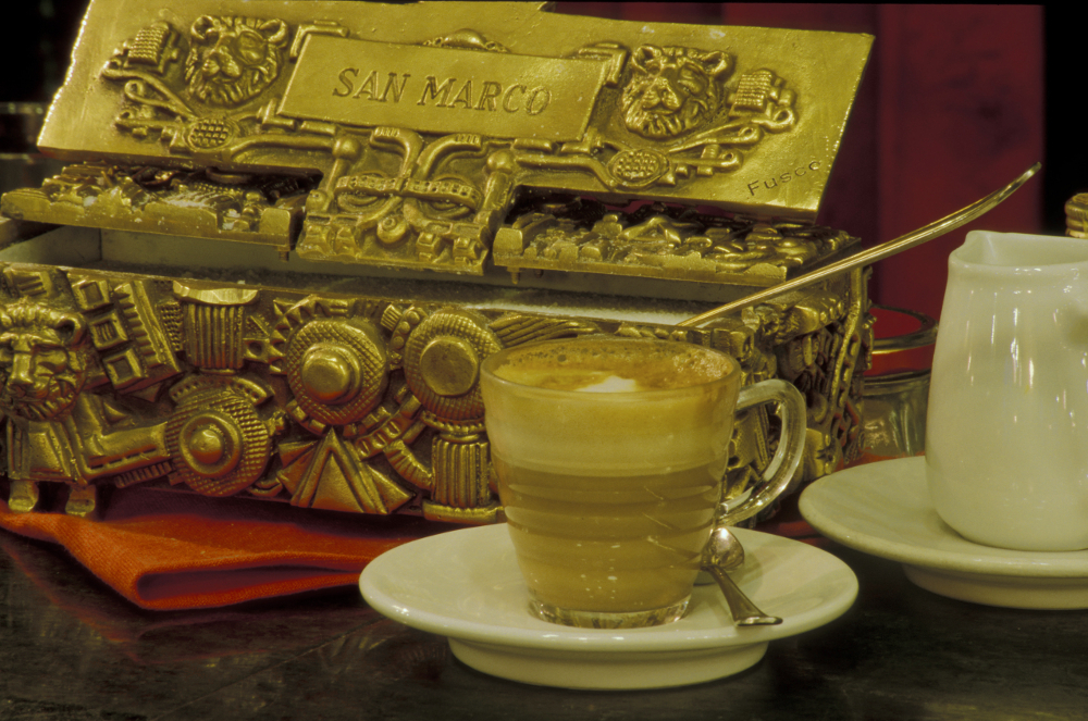 Coffee at Caffè San Marco in Trieste. 