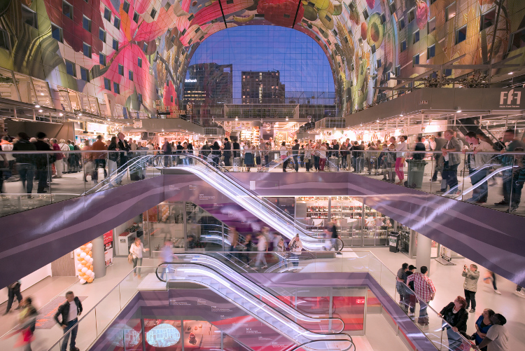 Rotterdam's Markthal. Image by Esch Collection/Photostock Getty
