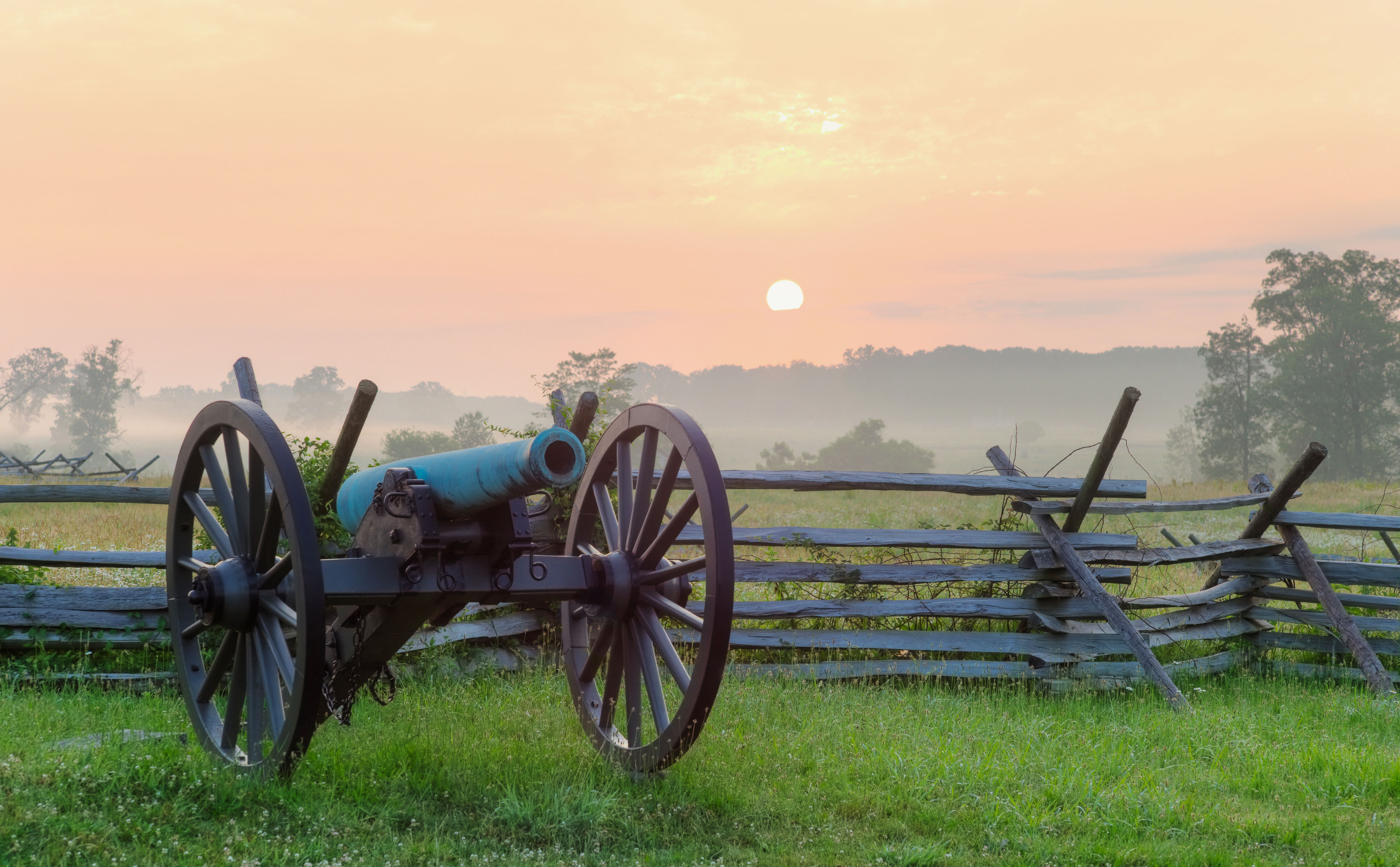 Gettysburg was the scene of one of the bloodiest and most famous battles of the US Civil War. Image by Tetra Images / Getty Images