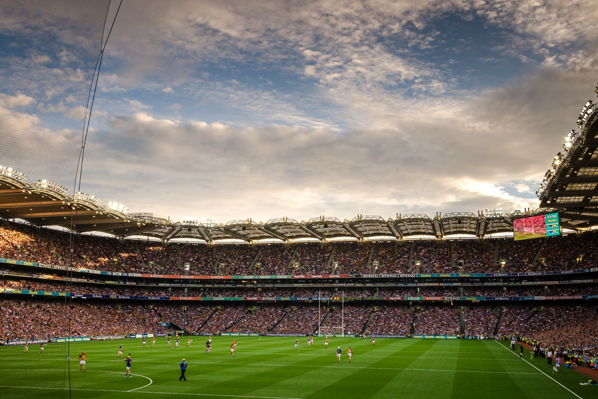 Kilkenny and Tipperary contest the replay of the 2014 All-Ireland Hurling Final at Croke Park. Image by Florian Christoph / CC BY 2.0