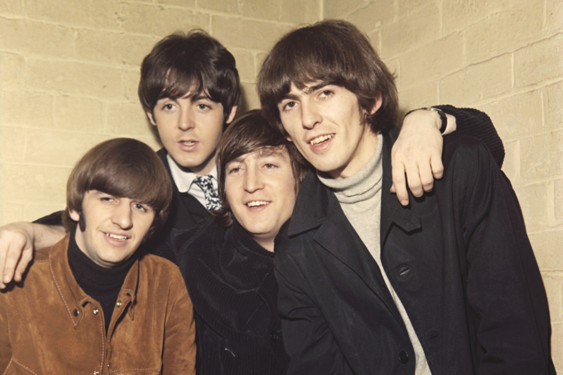 The Beatles in the mid-1960s. Image by Michael Ochs Archives / Getty Images