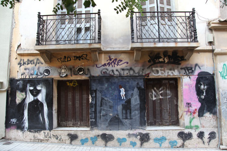 Vibrant street art is part of Exarhia’s alternative culture. Image by the euskadi 11 / CC BY-SA 2.0