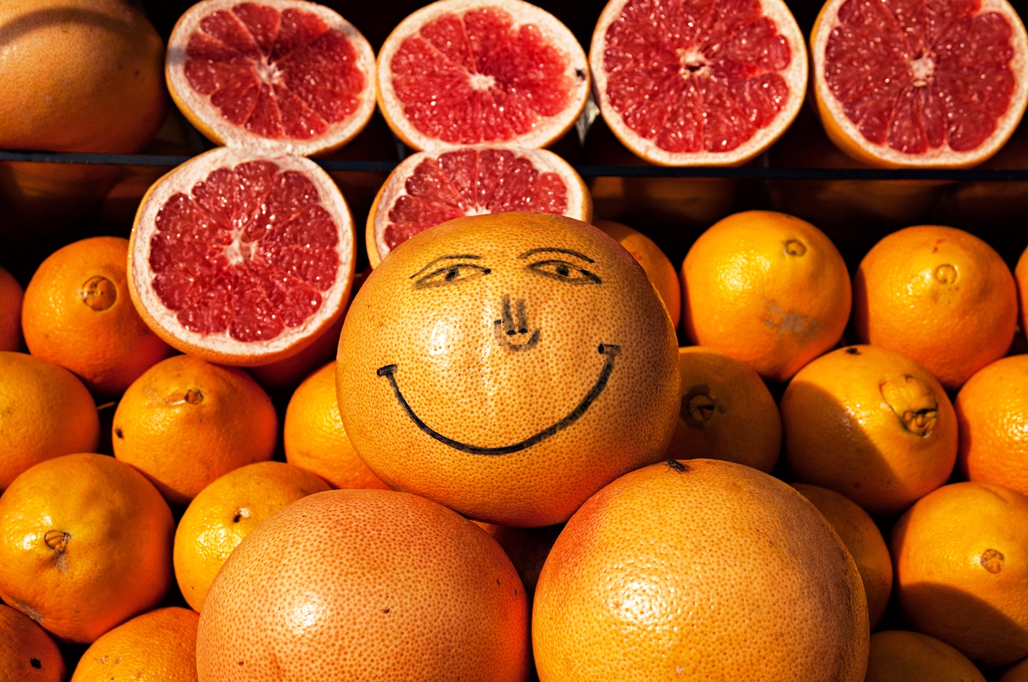 Fresh fruit from the stalls make a perfect pick-me-up in Marrakesh heat. Image by : Raquel Maria Carbonell Pagola/LightRocket/Getty Images