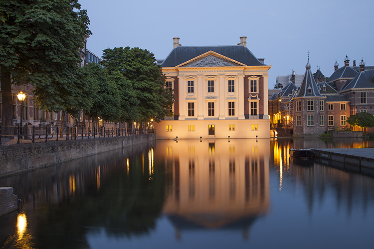 The Mauritshuis near Binnenhof Palace in Den Haag. 