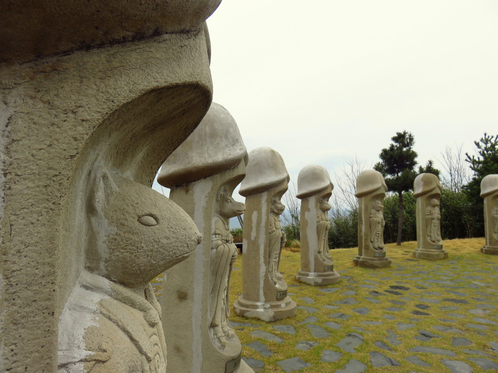 Animals of the Chinese zodiac displayed at the Penis Park. Image by Phillip Tang / Lonely Planet