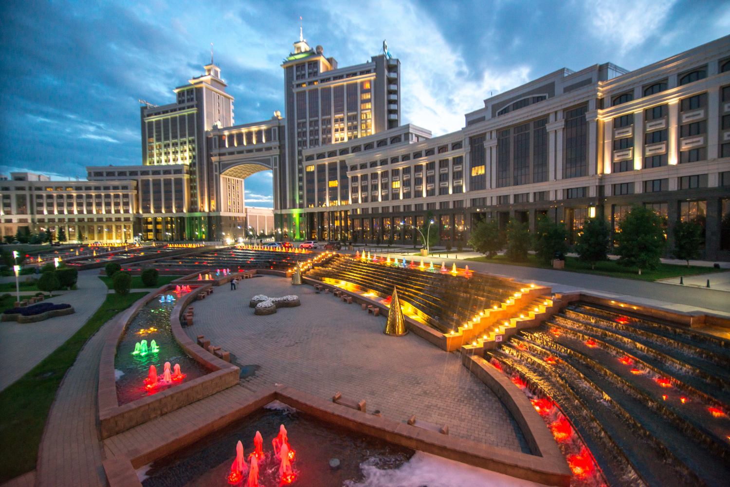 The outlandish headquarters of Kazakhstan's national gas company. Image by Nutexzles / Getty