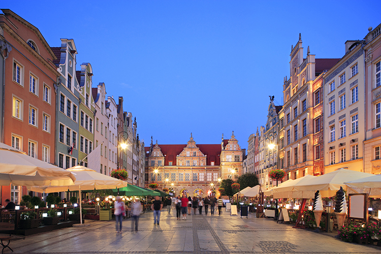 Gdańsk's Dlugi Targ Square