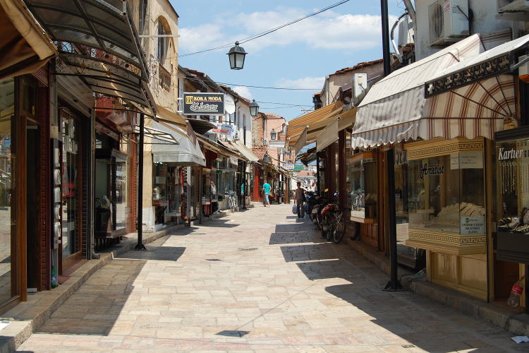 The Ottoman-era bazaar in Skopje’s old town. Image by Andrzej Wojtówicz / CC BY-SA 2.0