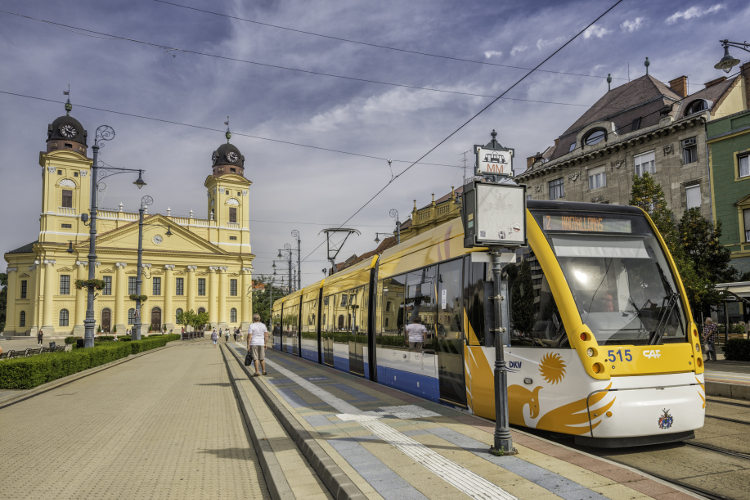 The Great Church on Debrecen's central square. Image by Witold Skrypczak /  Lonely Planet Images / Getty Images