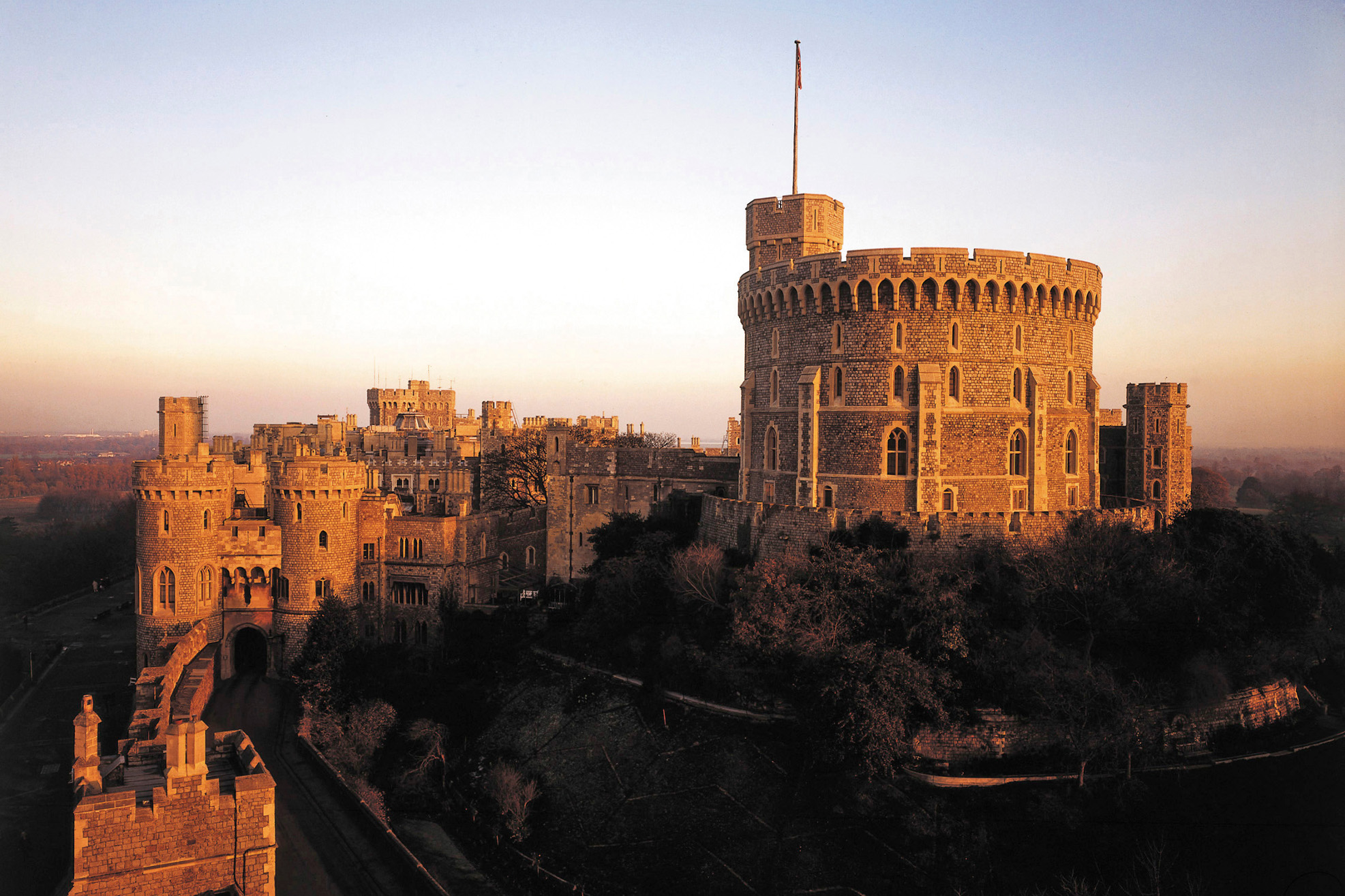 Windsor Castle. Image from The Royal Collection © 2010, Her Majesty Queen Elizabeth II - John Freeman