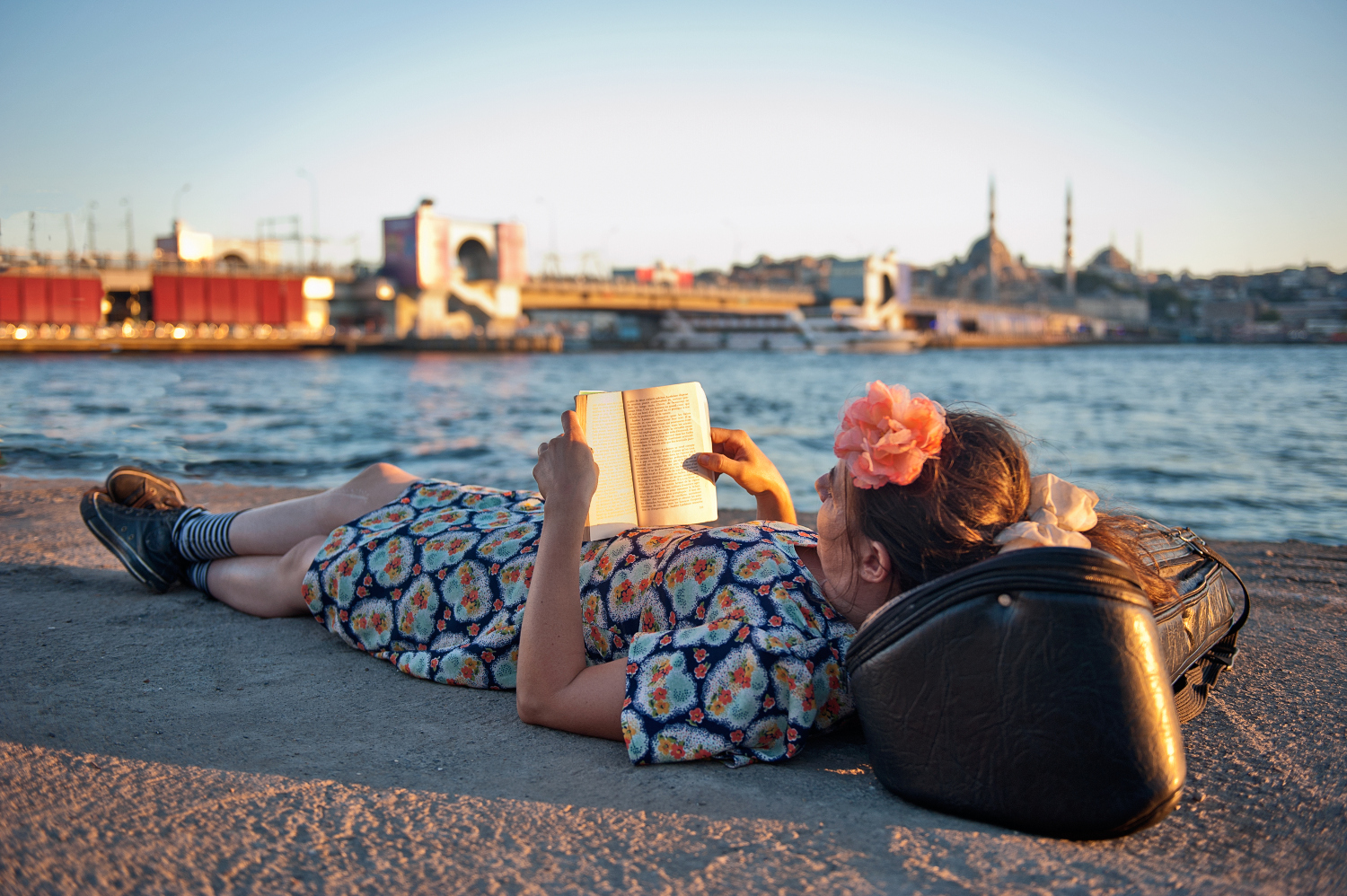 Life on the waterfront in Karaköy. Image by Salvator Barki / Gallo Images / Getty