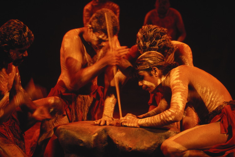 Tjapukai Theatre performing in Kuranda, far northern Queensland. Image by Glen Allison / The Image Bank / Getty Images