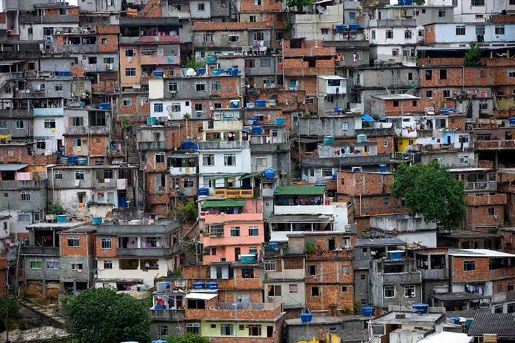 Favelas might be atmospheric, but you wouldn't necessarily want to stay in one...check out the surrounding area before you book a hotel. Image by Michael Heffeman / The Image Bank / Getty Images.