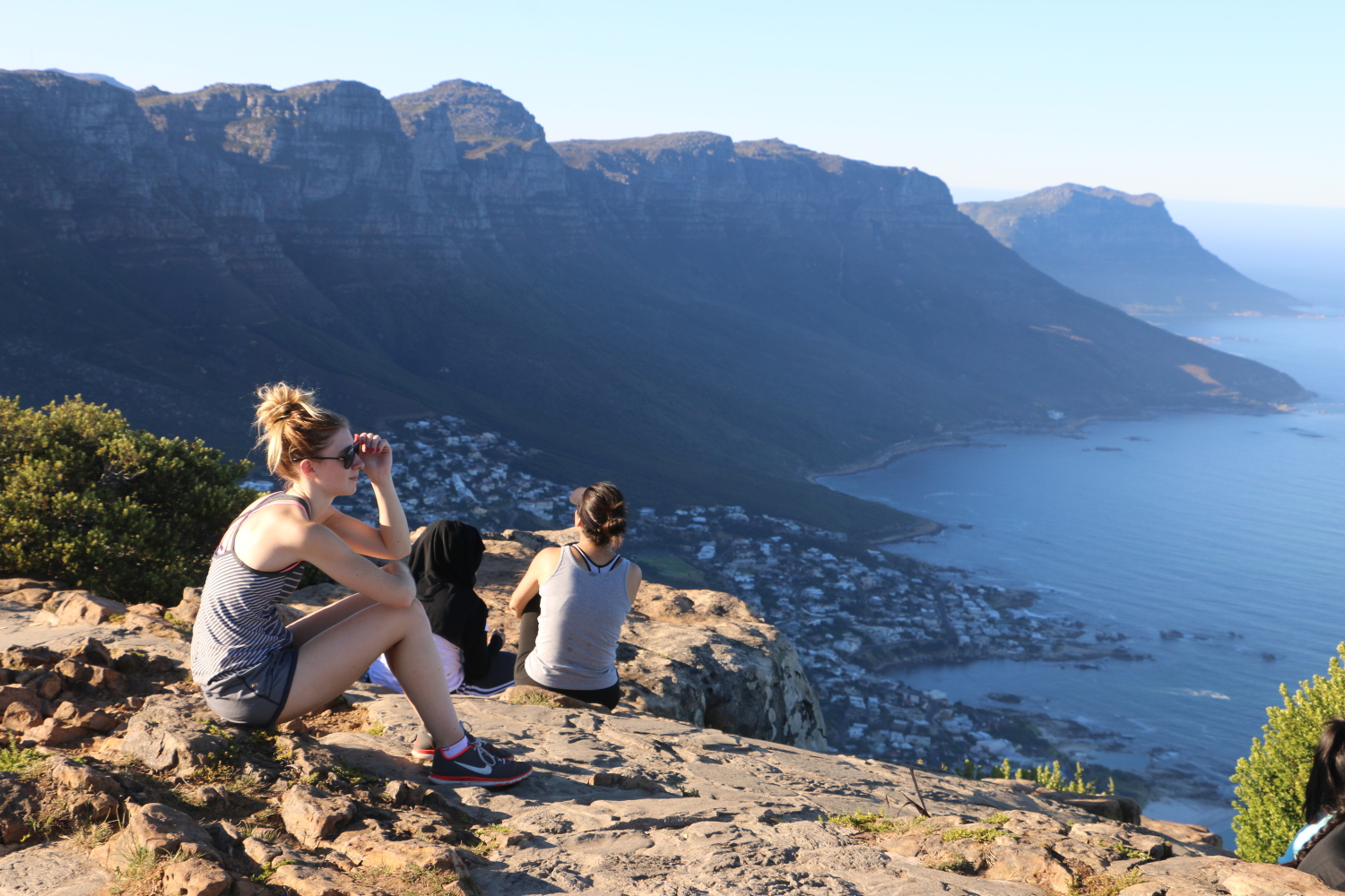 View of Twelve Apostles and Camps Bay from top of Lion's Head, Cape Town. Image by Simon Richmond / Lonely Planet