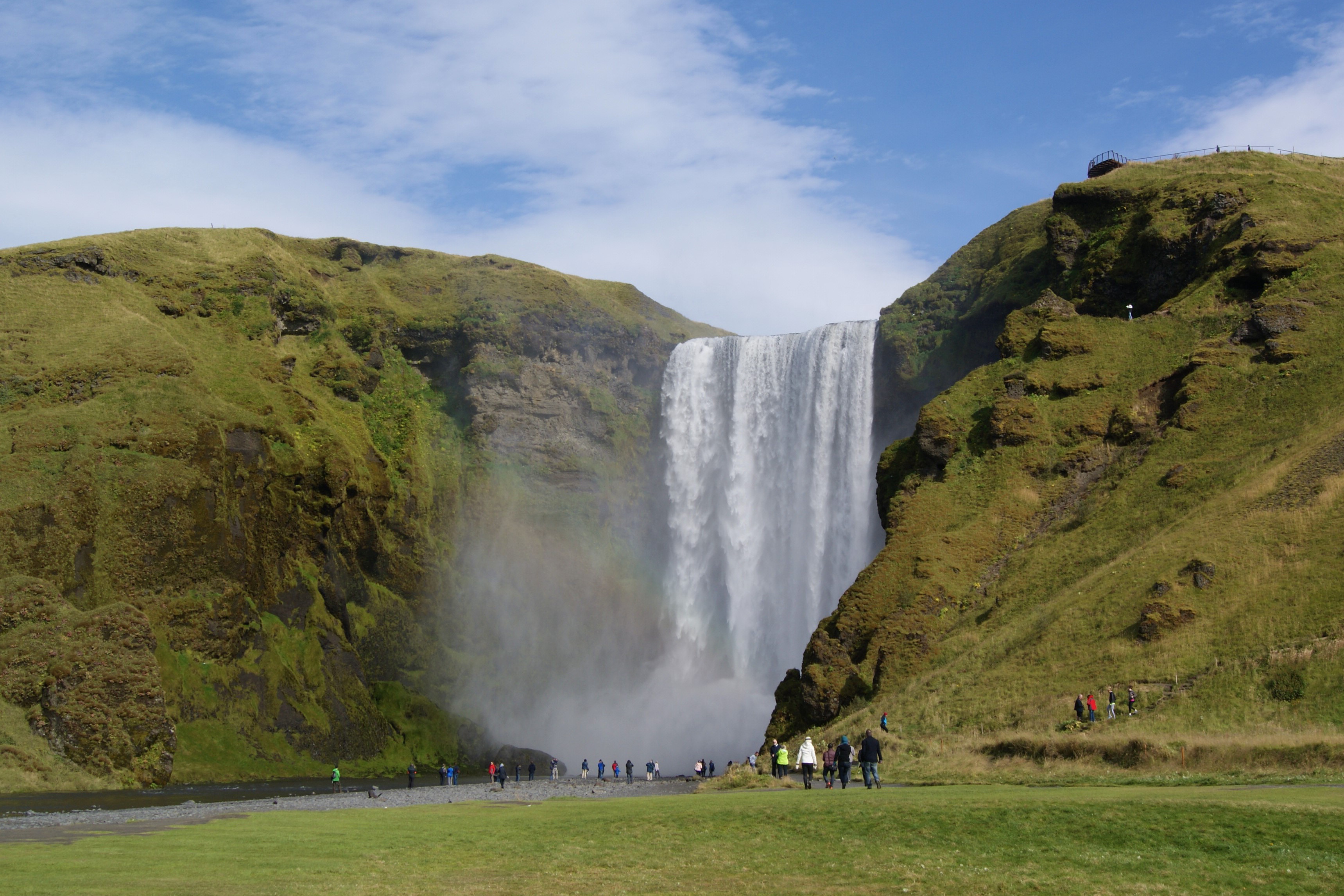 Skógafoss – legend says there's a chest of gold behind these iconic falls. Image by Heather Carswell / Lonely Planet