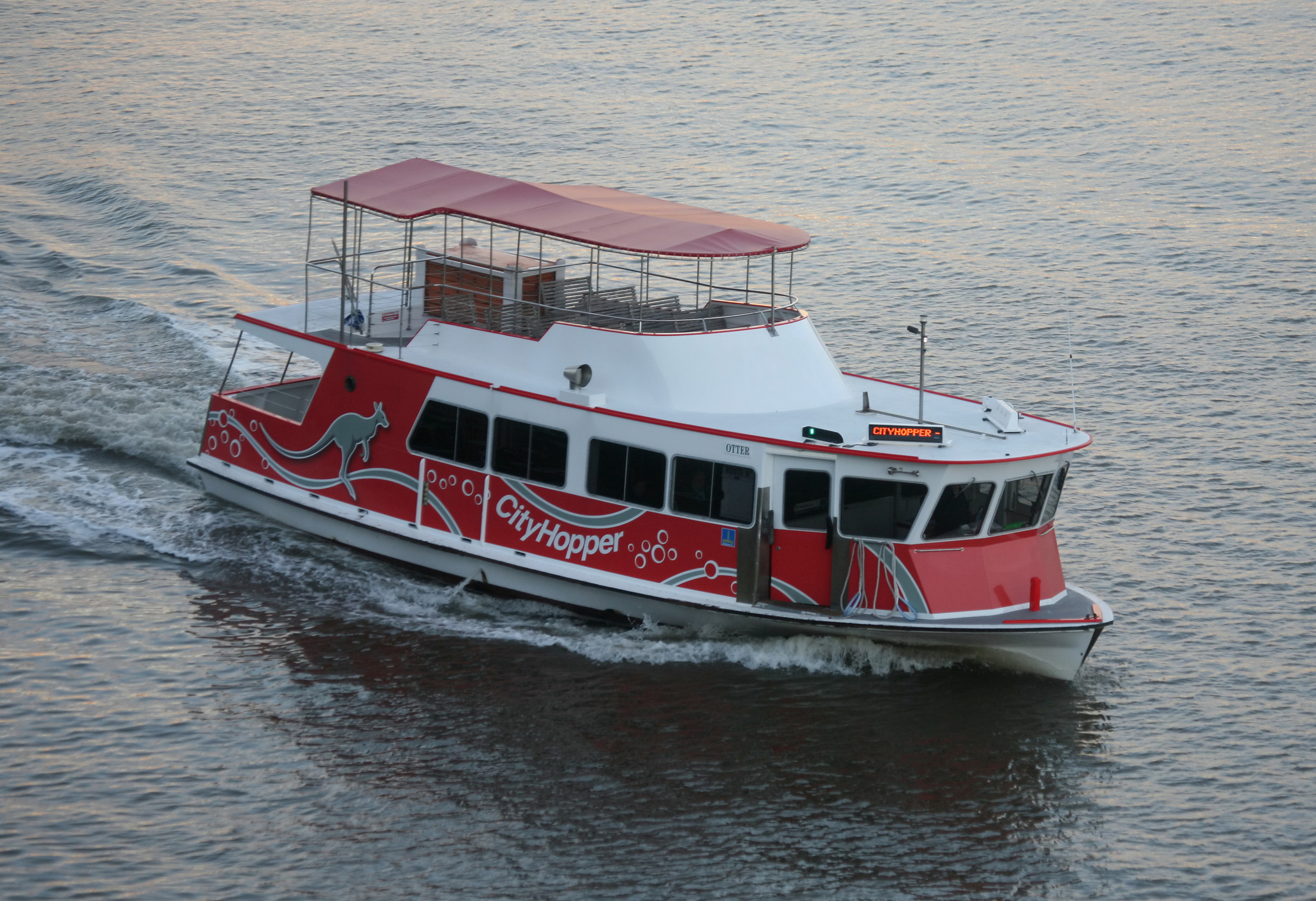 Cruise Brisbane's waterways for free on the Cityhopper ferry. Image by Bert Knottenbeld