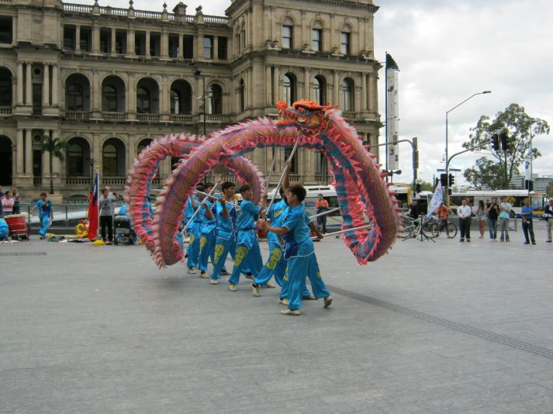 Children performing in Brisbane's cultural hub. Image by Sarah Roberts / Lonely Planet