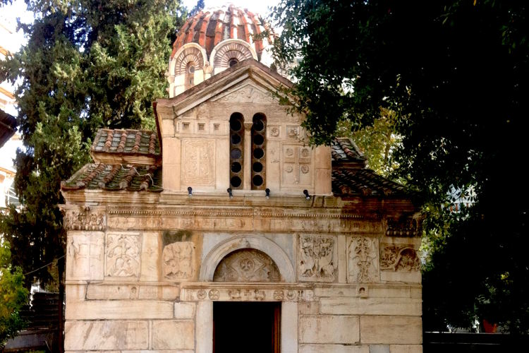 The 12th-century church of Panagia Gorgeopikoos and Agios Eleftherios, central Athens. Image by Alexis Averbuck / Lonely Planet