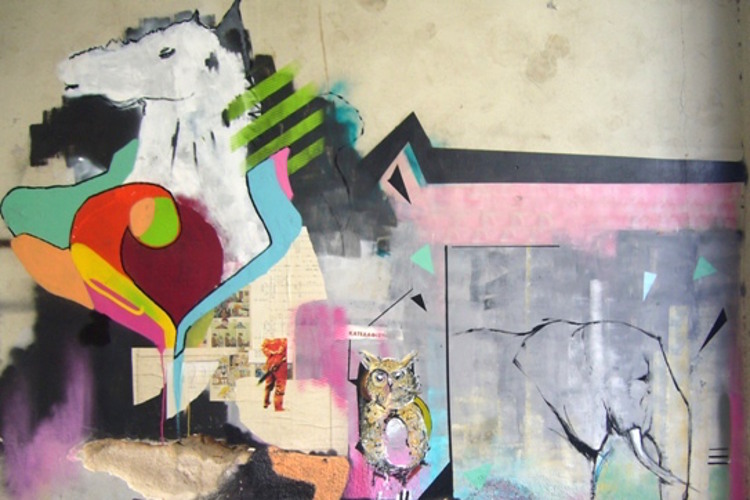 Downtown Athens is tops for wild, creative graffiti. Image by Alexis Averbuck / Lonely Planet