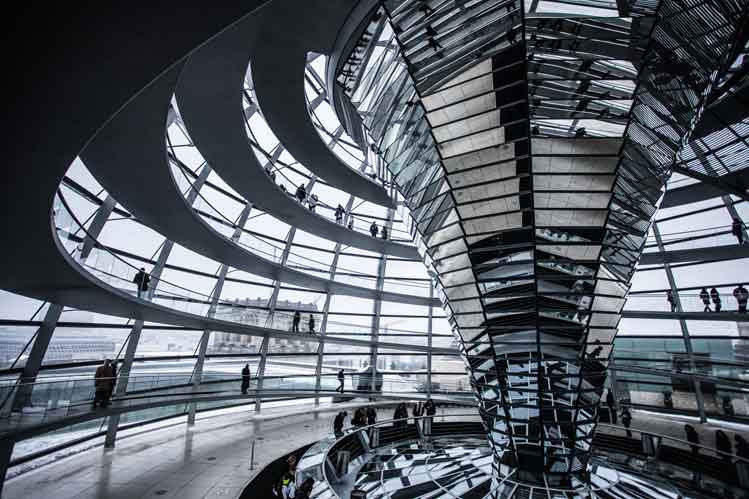 Dome of the Reichstag building, Berlin. Image by Fabio / Flickr / Getty Images.