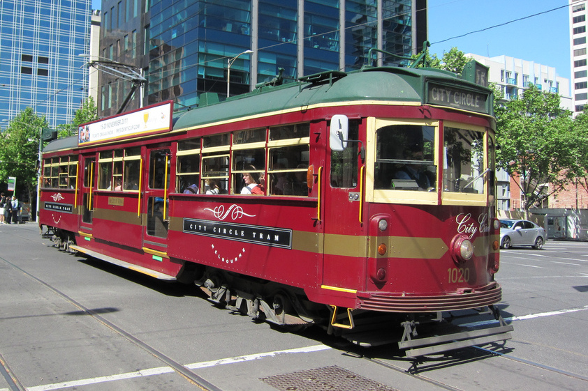 Melbourne's free City Circle tram. Image by Terrazzo / CC BY-SA 2.0