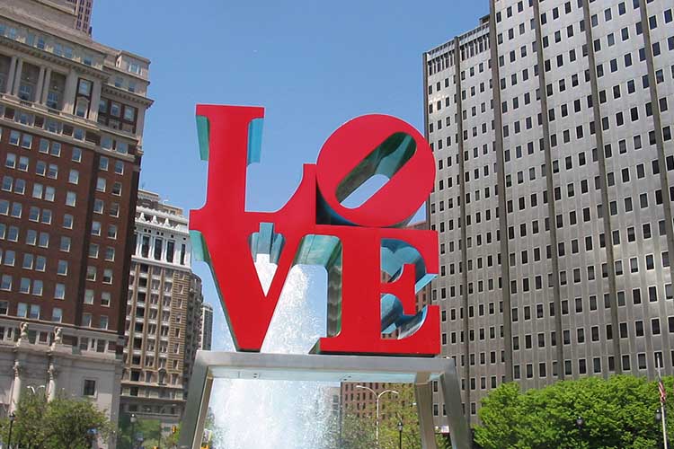 LOVE Park in Philadelphia, Pennsylvania. Image by vic15 / CC by 2.0