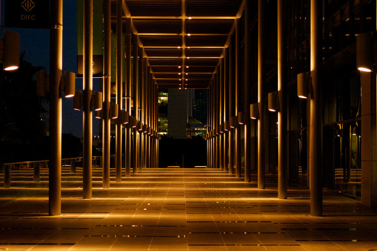 The Dubai International Finance Centre's galleries have free monthly art nights. Image by Nabil Abbas / CC BY-SA 2.0