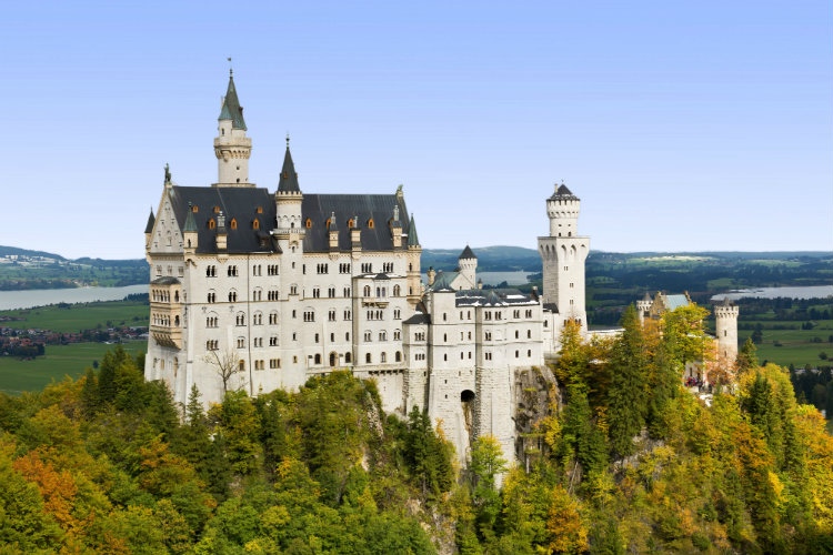 Neuschwanstein Castle, Bavaria, Germany.